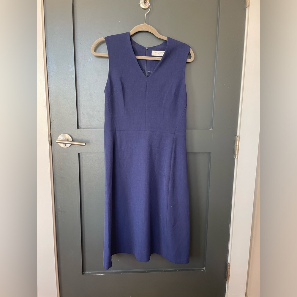 M.M LAFLEUR DRESS- Annie Dress in Elderberry- Size 10
